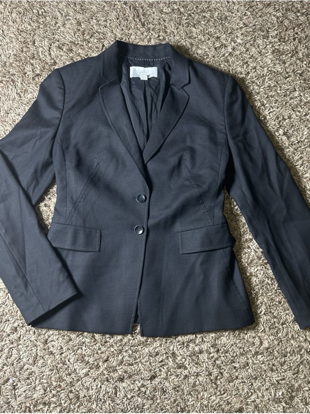 Hugo Boss Black Textured Tailored Career Blazer Women’s Size 8
